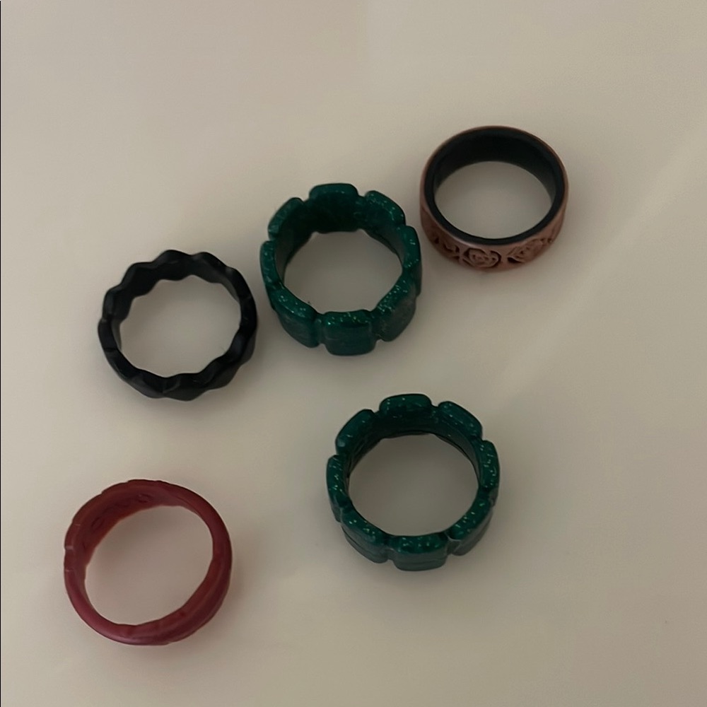 Set of Colorful rubber Rings